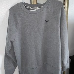 Pink Gray Sweatshirt